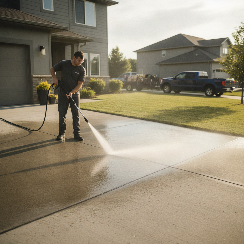pressure washing