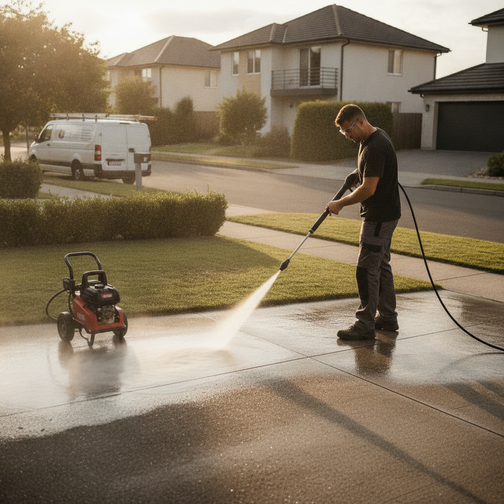 pressure washing